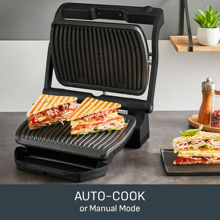 Tefal GC7178G1 OptiGrill+ Health Grill in Black – view 6