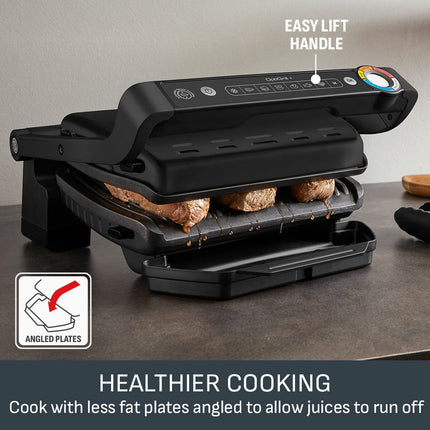 Tefal GC7178G1 OptiGrill+ Health Grill in Black – view 7