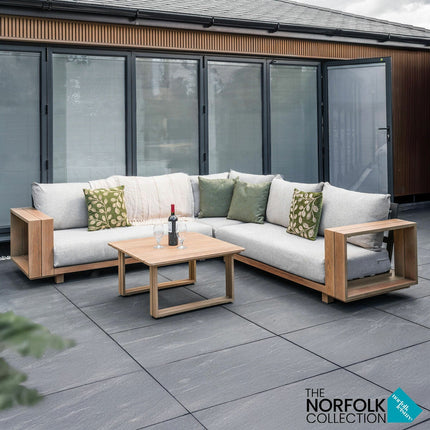Norfolk Leisure Darlington Deep Seating Corner Patio Set