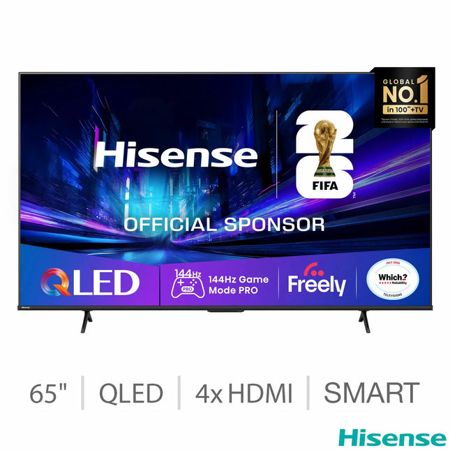 Hisense 65E78QTUK PRO 65 Inch QLED HD Smart TV