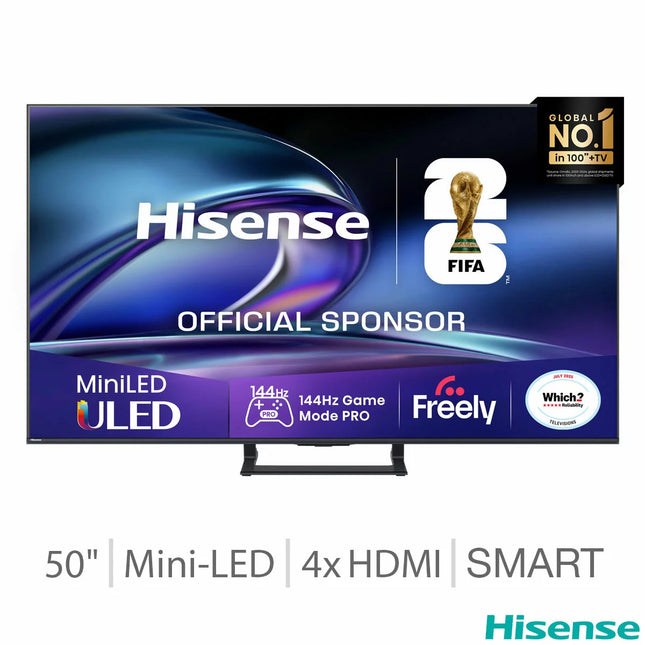 Hisense 50E8QTUK 50 Inch Mini LED HD Smart TV