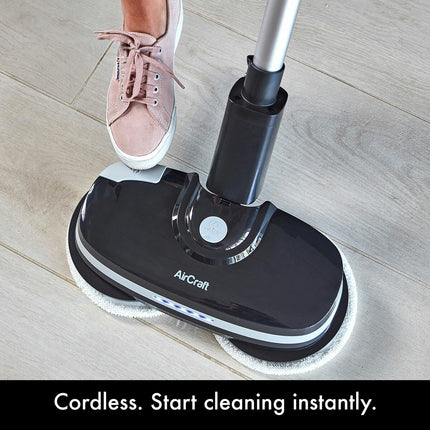 AirCraft PowerGlide Cordless Hard Floor Cleaner & Polisher Black + Extra Set of Pads – view 5