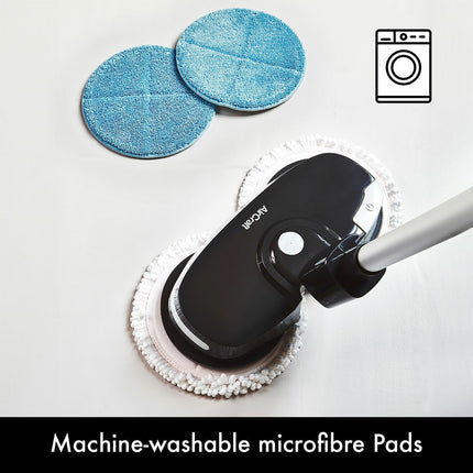 AirCraft PowerGlide Cordless Hard Floor Cleaner & Polisher Black + Extra Set of Pads – view 8