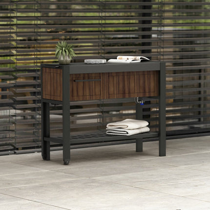 Keter Rosewood Expandable Garden Hosting Station – view 4