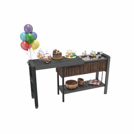 Keter Rosewood Expandable Garden Hosting Station – view 6
