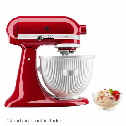 KitchenAid 5KSMICM Ice Cream Maker Attachment in White – view 3