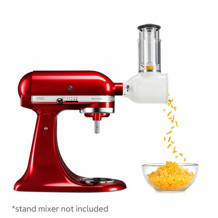 KitchenAid 5KSMVSA Vegetable Slicer & Shredder in Silver – view 2