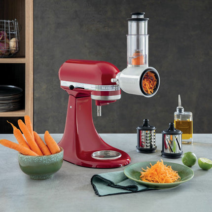 KitchenAid 5KSMVSA Vegetable Slicer & Shredder in Silver – view 3