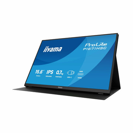 iiyama ProLite 16 Inch 60Hz Full HD IPS Portable Monitor, P1671HSC-B1 – view 3