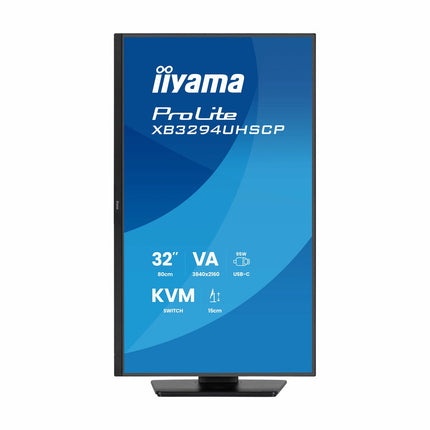 iiyama ProLite 32 Inch 60Hz 4K Ultra HD VA Monitor, XB3294UHSCP-B1 – view 2