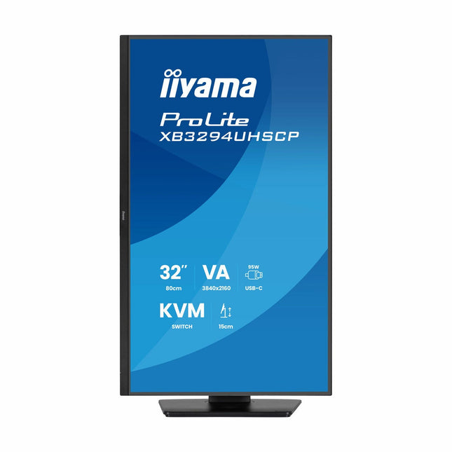 iiyama ProLite 32 Inch 60Hz 4K Ultra HD VA Monitor, XB3294UHSCP-B1 – view 2