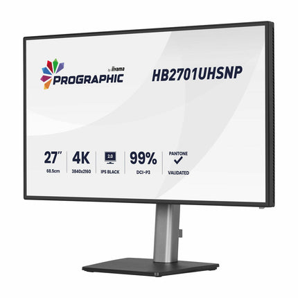 iiyama Prographic 27 Inch 60Hz 4K Ultra HD IPS Monitor, HB2701UHSNP-B1 – view 4