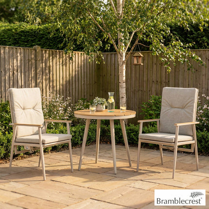 Bramblecrest Wisley 3 Piece Recliner Patio Set in Mocha