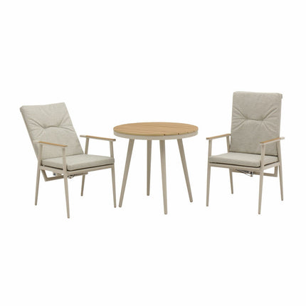 Bramblecrest Wisley 3 Piece Recliner Patio Set in Mocha – view 5