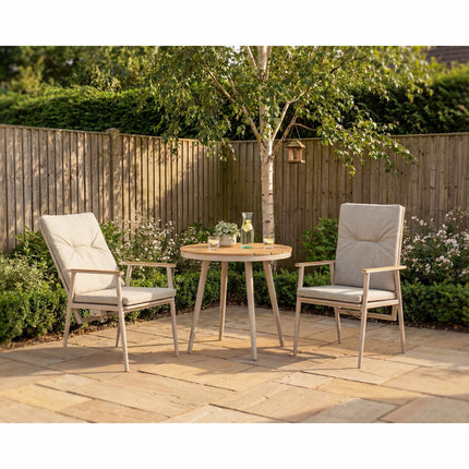 Bramblecrest Wisley 3 Piece Recliner Patio Set in Mocha – view 3