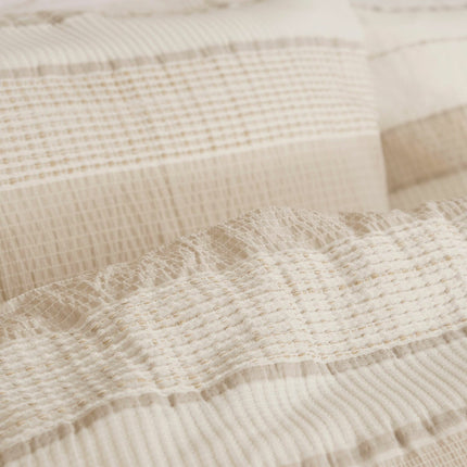 Belledorm Rahil Natural Duvet Cover Set, in 4 Sizes – view 4