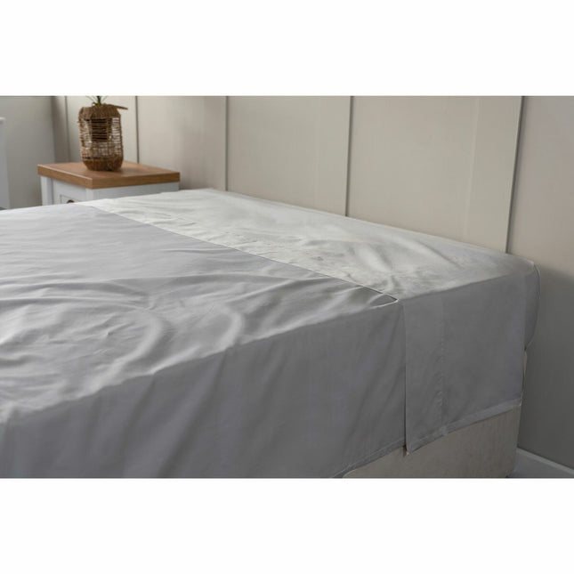 Belledorm Egyptian Cotton 600 Thread Count Platinum Flat Sheet, in 3 Sizes