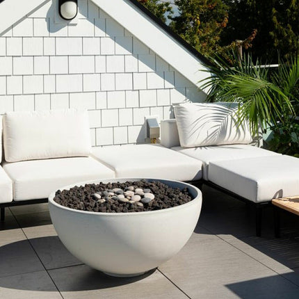 Solus Decor Hemi 19.6kW Gas Fire Bowl Bundle in White – view 2