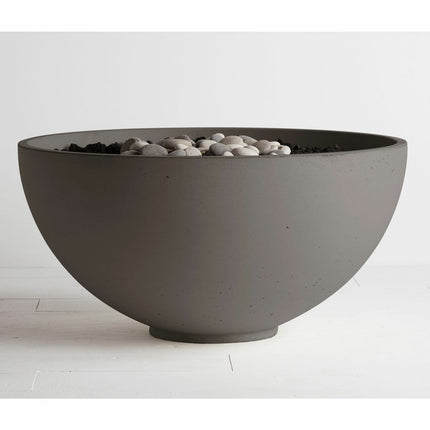 Solus Decor Hemi 19.6kW Gas Fire Bowl Bundle in Dark Grey – view 3