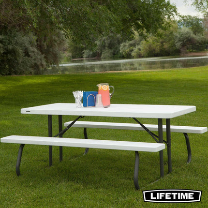 Lifetime 6ft (1.82m) Classic Folding Picnic Table - Model 80215