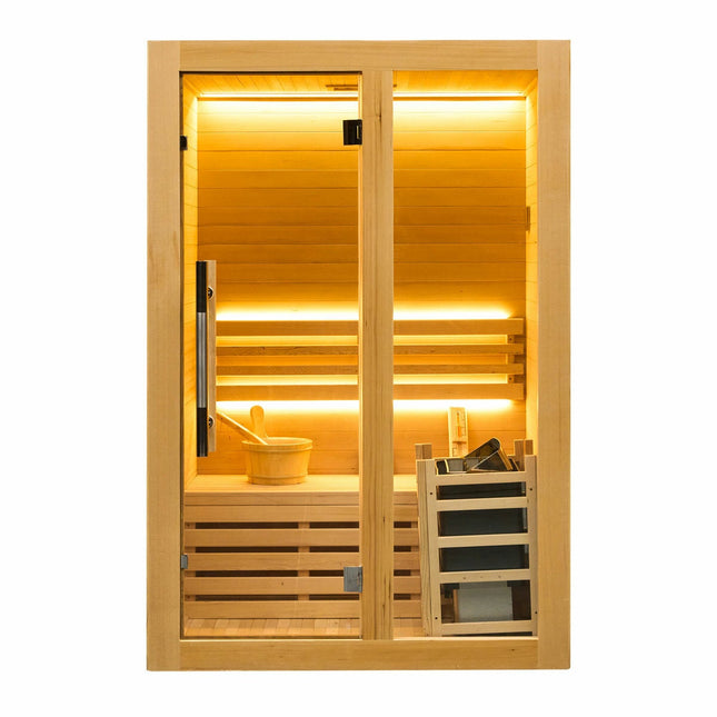 Vidalux Nordic Traditional Indoor Sauna in 4 Sizes – view 2