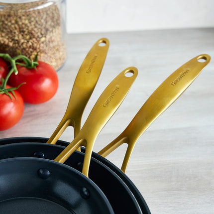 GreenPan Jewel Ceramic Frying Pan Set, 3 Piece in 3 Colours – view 5