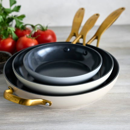 GreenPan Jewel Ceramic Frying Pan Set, 3 Piece in 3 Colours – view 2