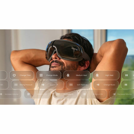 Renpho PUK-R-G01 Eyeris 3 Voice Controlled Eye Massager in Black – view 5