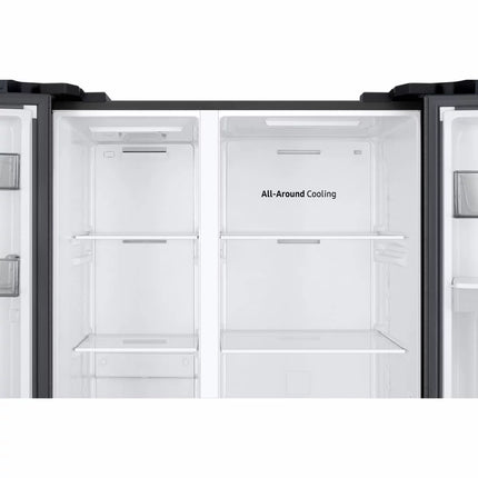 Samsung Series 7 SpaceMax, RS57DG410EB4EU Side by Side Fridge Freezer, E Rated in Black