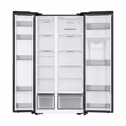 Samsung Series 7 SpaceMax, RS57DG410EB4EU Side by Side Fridge Freezer, E Rated in Black