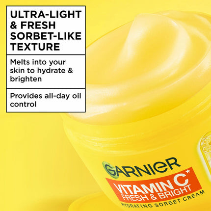 Garnier Sorbet Cream, 2x Vitamin C + 1x Salicylic and Hyaluron, 3 x 85ml – view 2