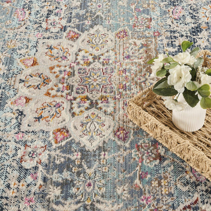 Concept Looms Vintage Kashan Blue Rug, in 3 Sizes – view 3