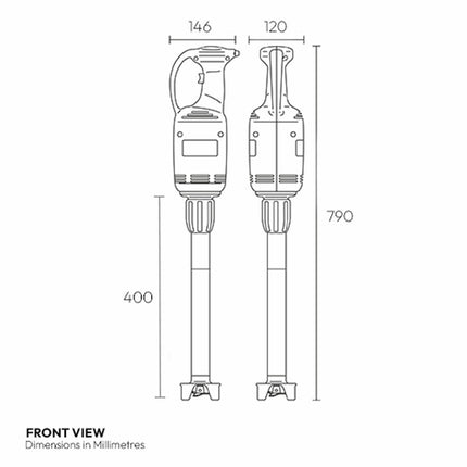 Contender MXH029 400mm Commercial Hand Stick Blender – view 6