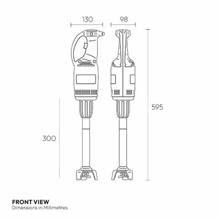 Contender MXH028 300mm Commercial Hand Stick Blender – view 7