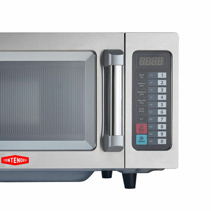 Contender MIC002 25L 1000W Programmable Commercial Microwave in Silver – view 2