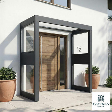 Palram Sophia Pro 215 x 96cm Door Awning Bundle