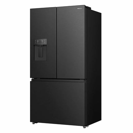 Hisense RF815N4SEFE, French Door Fridge Freezer E Rating in Black Stainless Steel