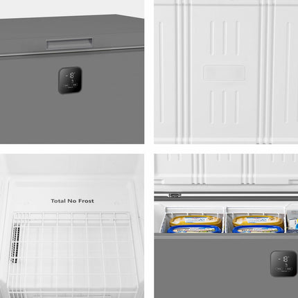 Hisense FT280WN3SGD, 277L Chest Freezer, D Rated in Silver – view 7