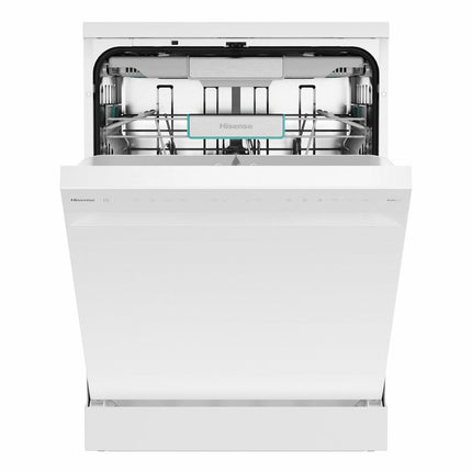 Hisense HS673A90WUK, 16 Place Setting, Freestanding Dishwasher, A Rated in White – view 2