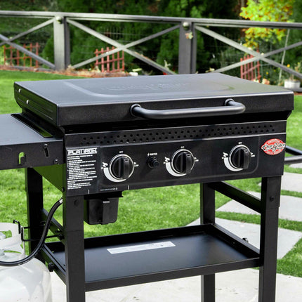 Char-Griller 3 Burner Flat Iron Gas Griddle Plancha BBQ – view 5