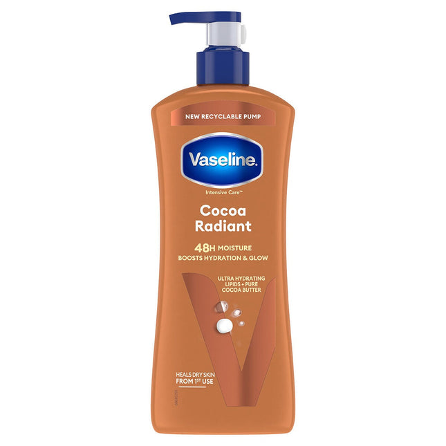 Vaseline Cocoa Radiant Lotion, 3 x 600ml
