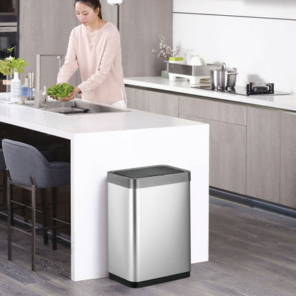 EKO Mirage X-Sensor 20+20L Stainless Steel Sensor Bin – view 5