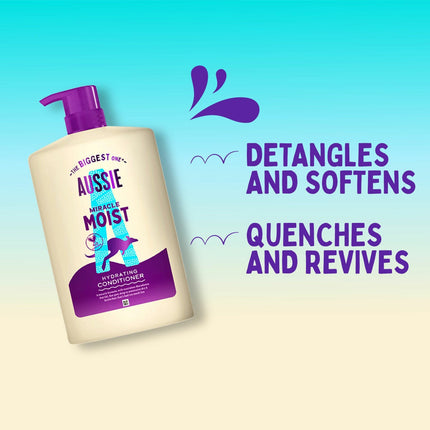 Aussie Shampoo and Conditioner Miracle Moist, 2 x 1L – view 3