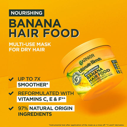 Garnier Ultimate Blends Hair Food Mask, 3 x 400ml, in 2 Options – view 3
