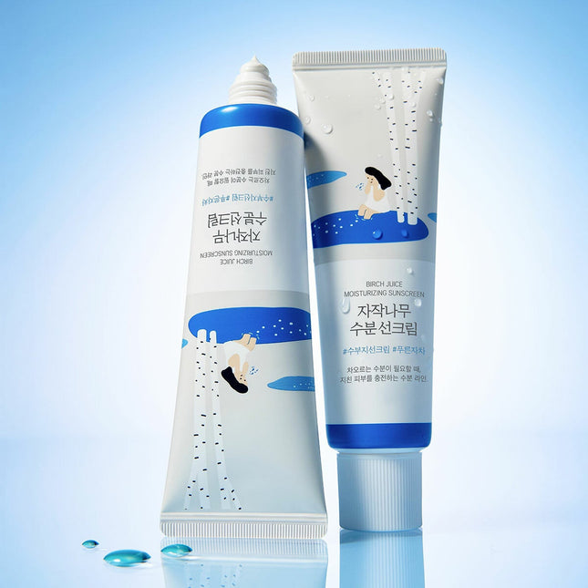 Round Lab Birch Juice Sunscreen SPF 50, 2 x 50ml