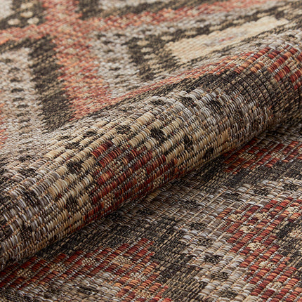 Concept Looms Sumac Brown Rust Indoor Outdoor Rug, in 3 Sizes – view 7