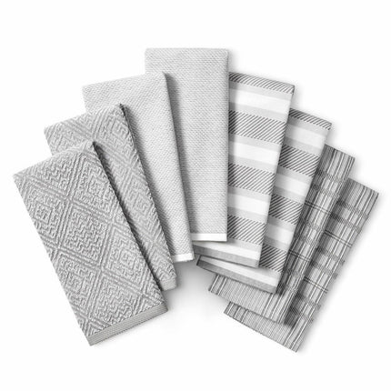 Town & Country Organic Kitchen Towels 8 Pack, in 3 Designs – view 5
