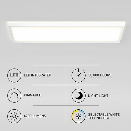 Artika Rayma LED Flat Panel Light with Backlight 121.4 x 30.5 cm – view 6
