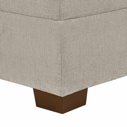 Thomasville Tisdale Taupe Fabric Armless Chair – view 5