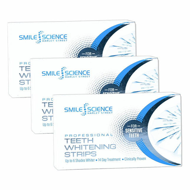 Smile Science Teeth Whitening Strips, 3 x 28pk